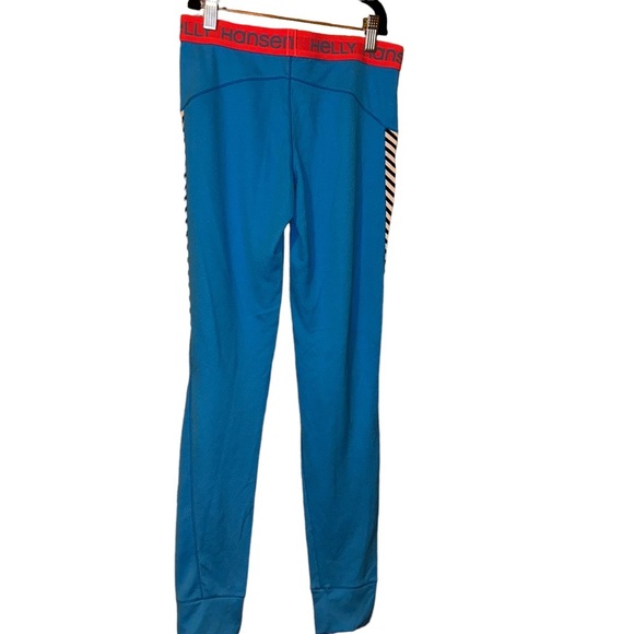 Helly Hansen Women's HH Active Flow Pant leggings size M blue/pink - Picture 2 of 4